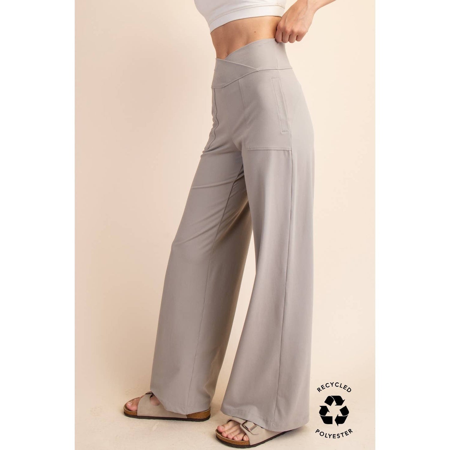 Rae Mode | V Waist Butter Wide Leg Pant