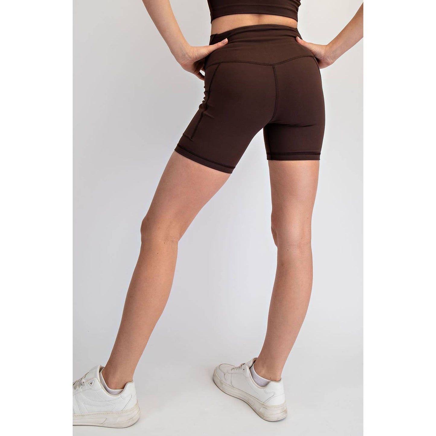 NYLON BUTTER 6IN BIKER SHORTS