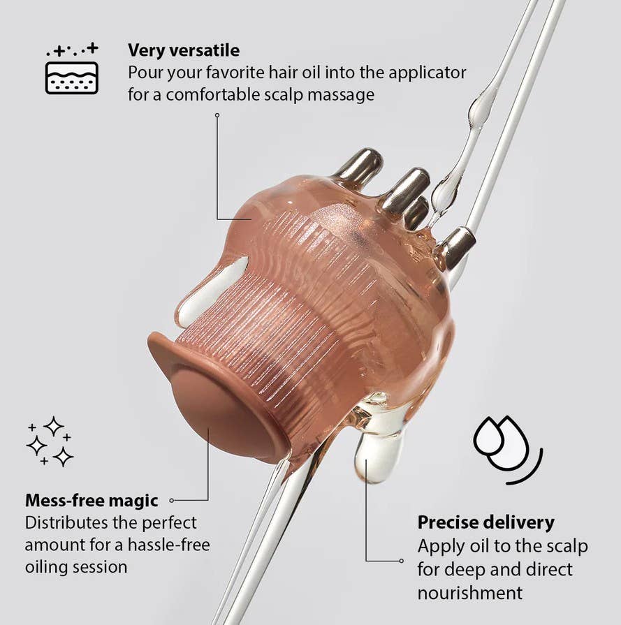 Kitsch | Scalp & Hair Oil Applicator- Terracotta