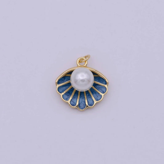 Shell Pearl Charm