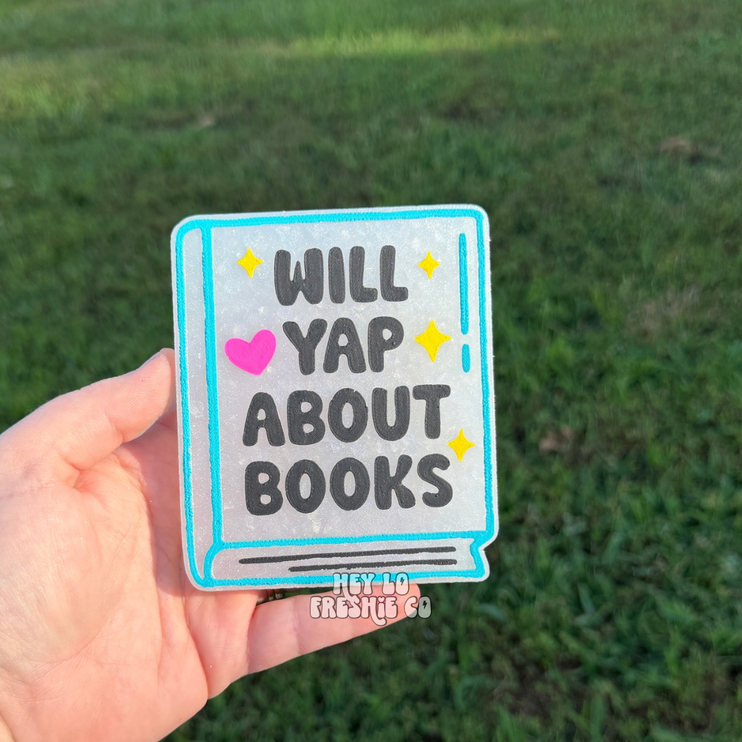 Will Yap About Books | Bookish Car Freshie