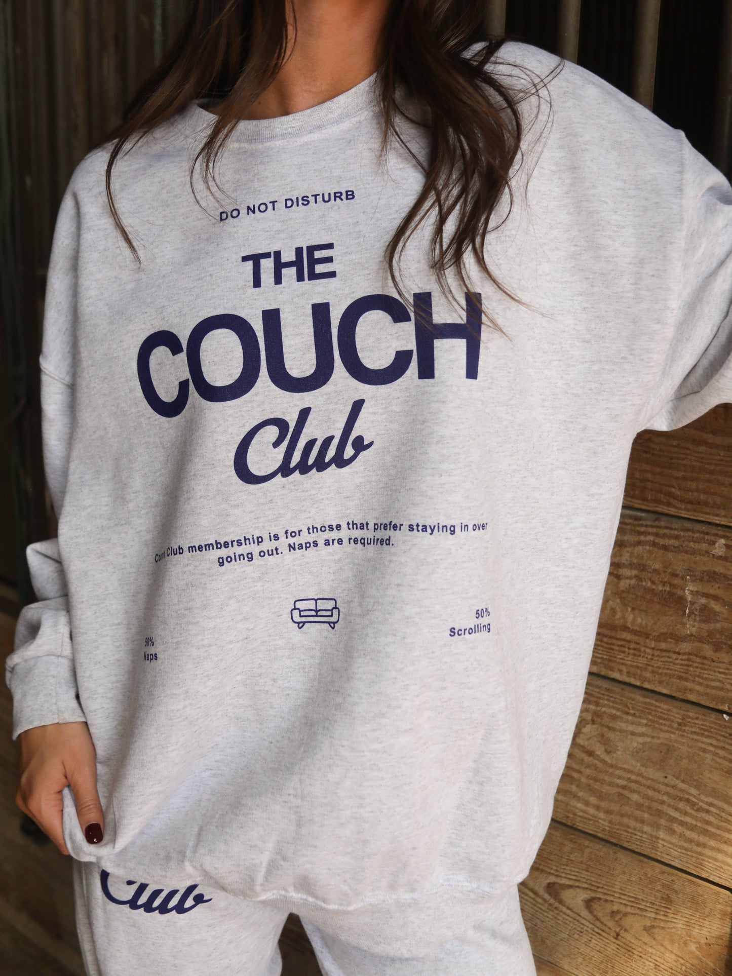 COUCH CLUB SWEATSHIRT - ASH