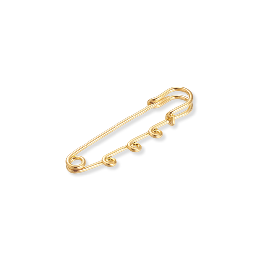 Gold Safety Pin Brooch | Pack of 2