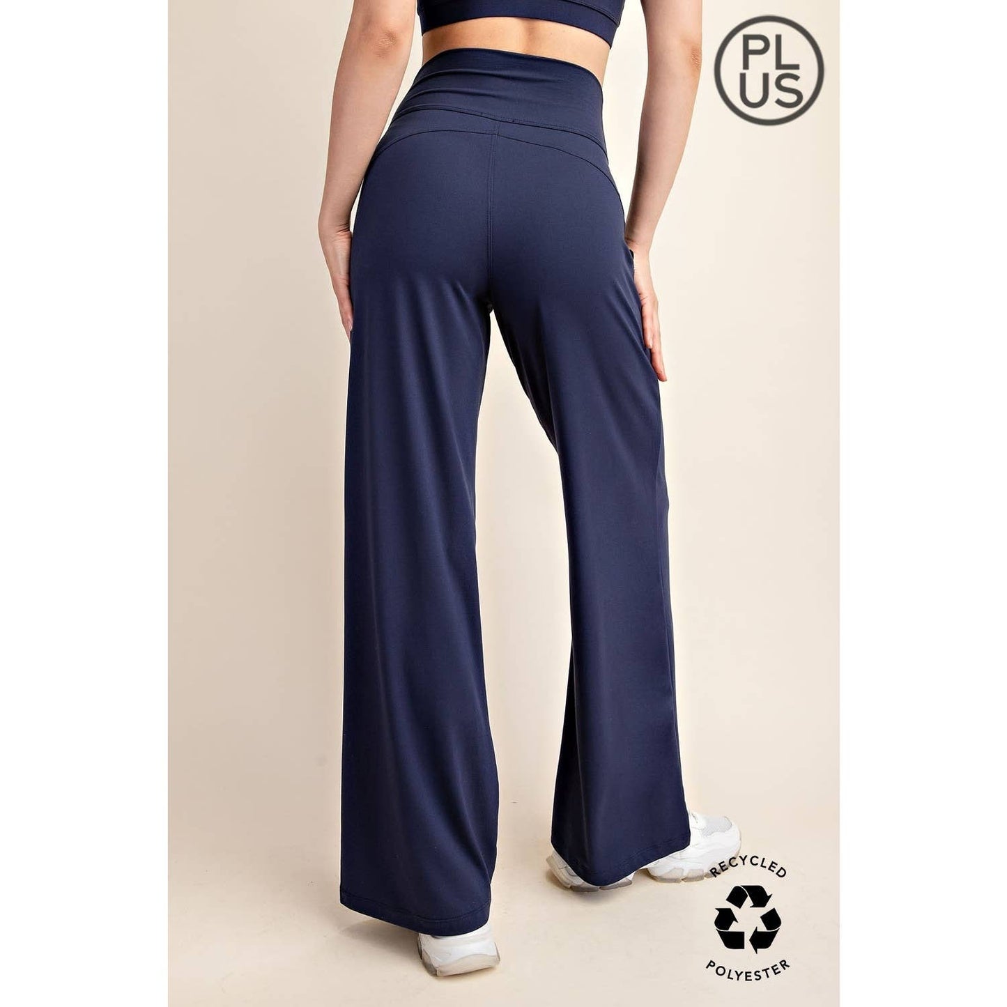 Rae Mode | Plus V Waist Butter Wide Leg Pant
