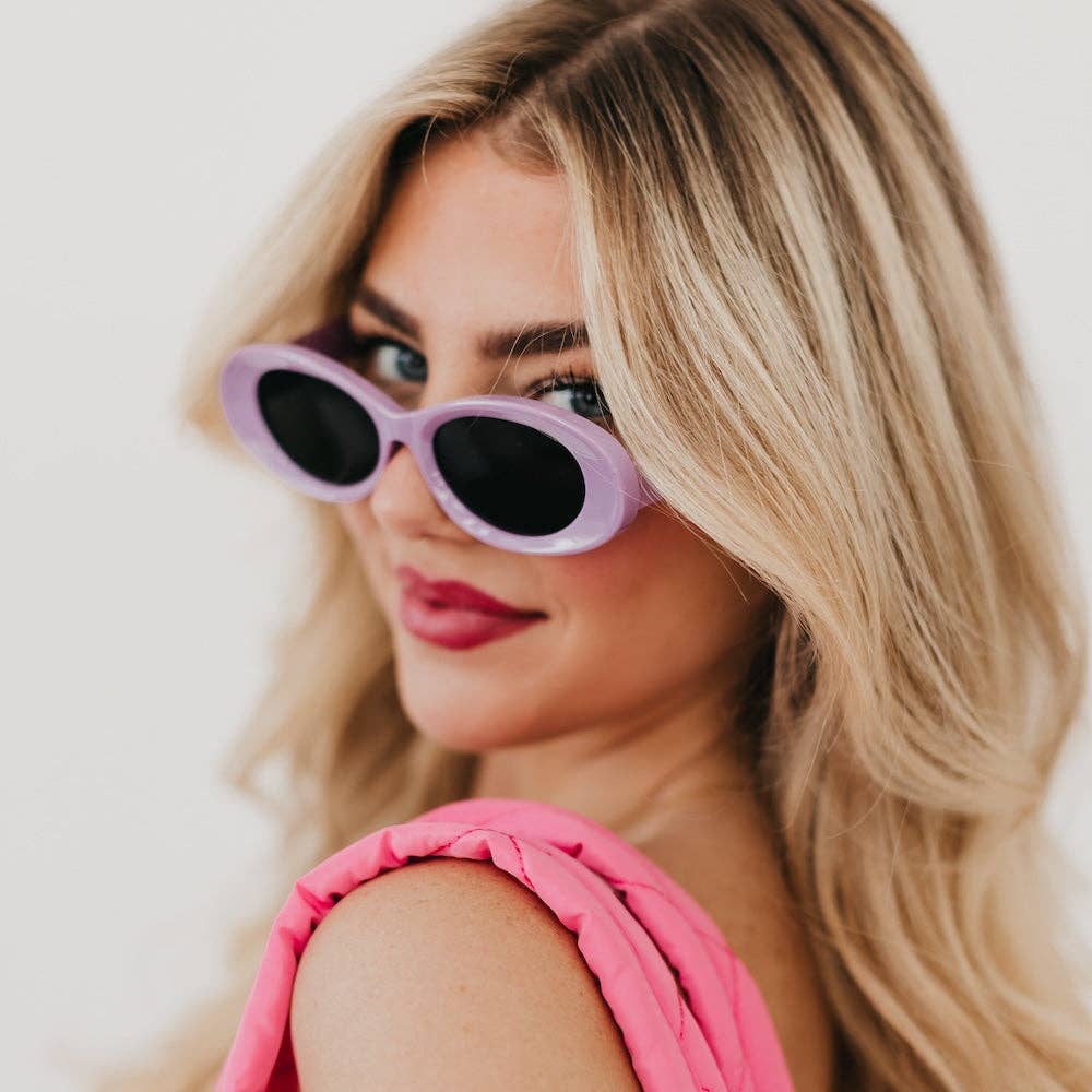 Kate Oval Retro Sunglasses Wholesale