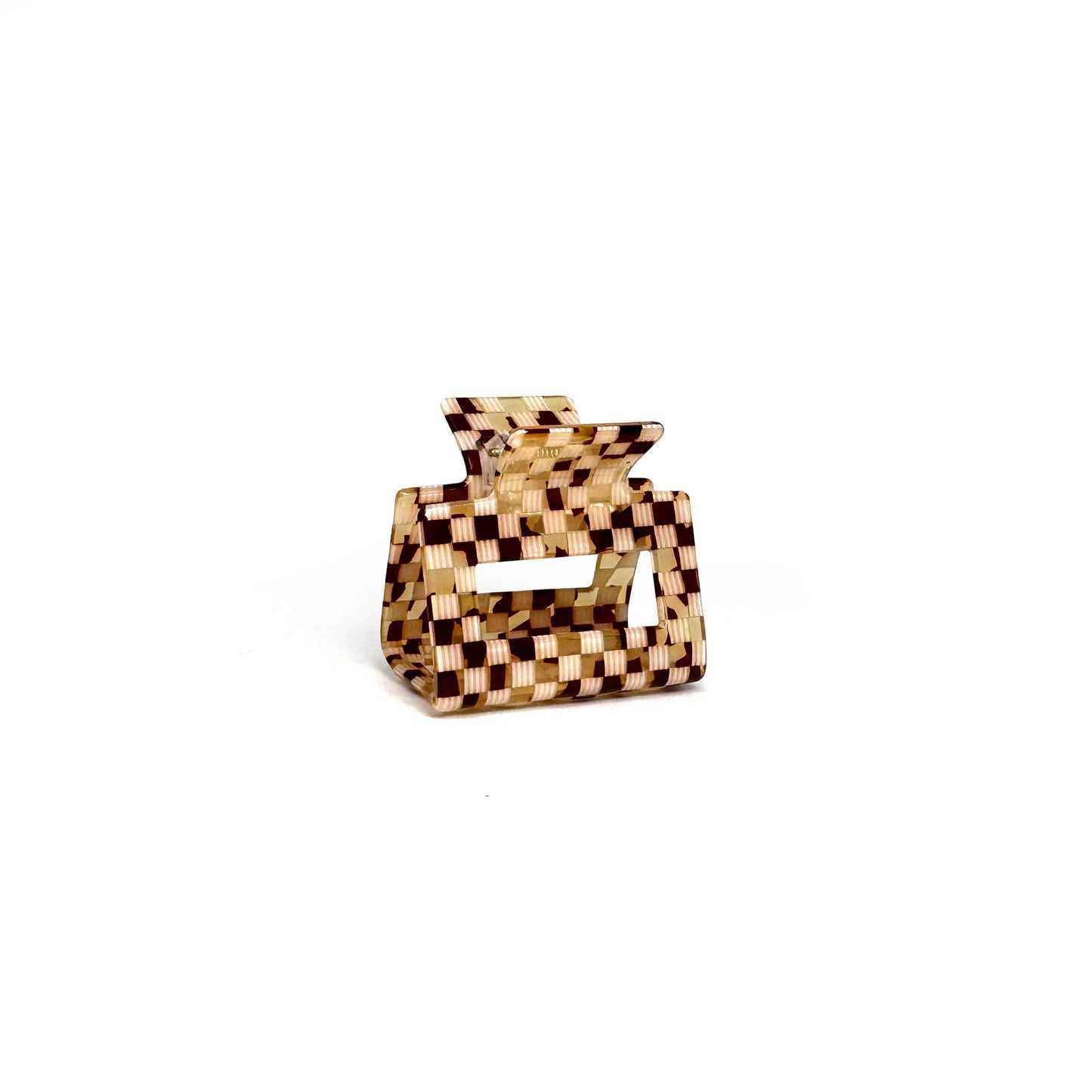 Basketweave Hair Claw Clip in two sizes, timeless everyday
