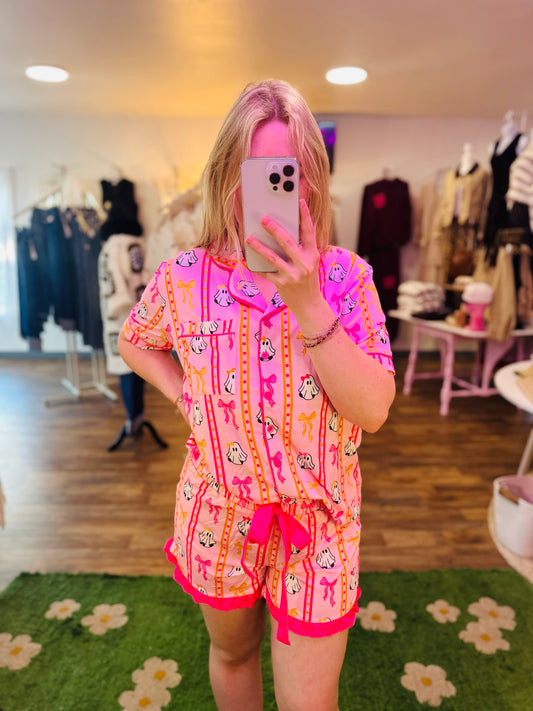 Jess Lea | Gigi The Ghost Ruffle Pajama Set