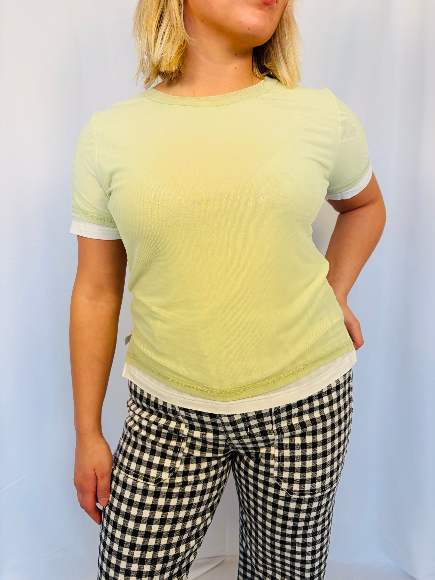Misty Morning Mesh Tee