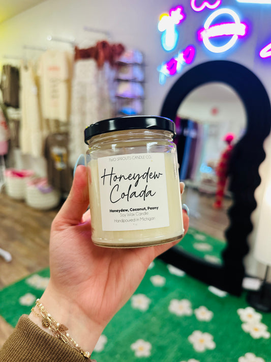 Honeydew Colada 9oz Candle