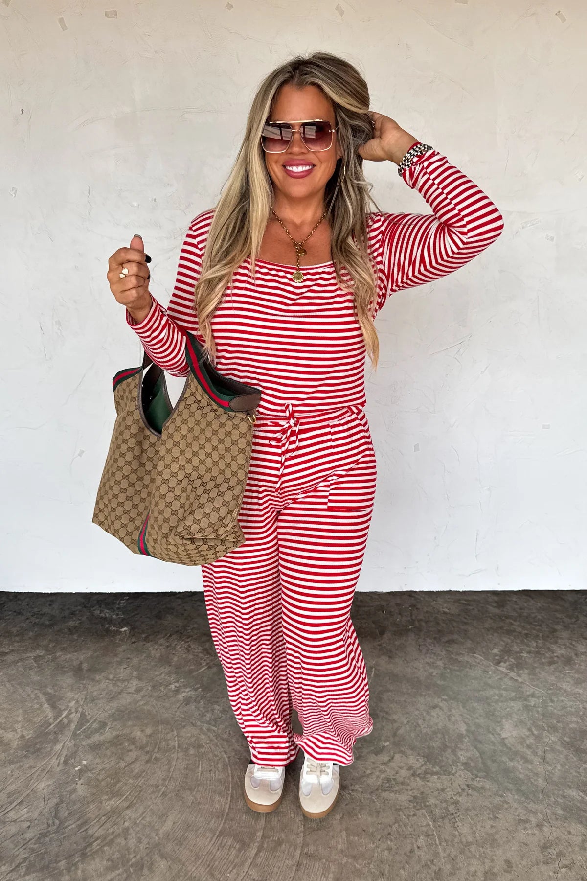 BLAKELEY | Stripe Lounge Set