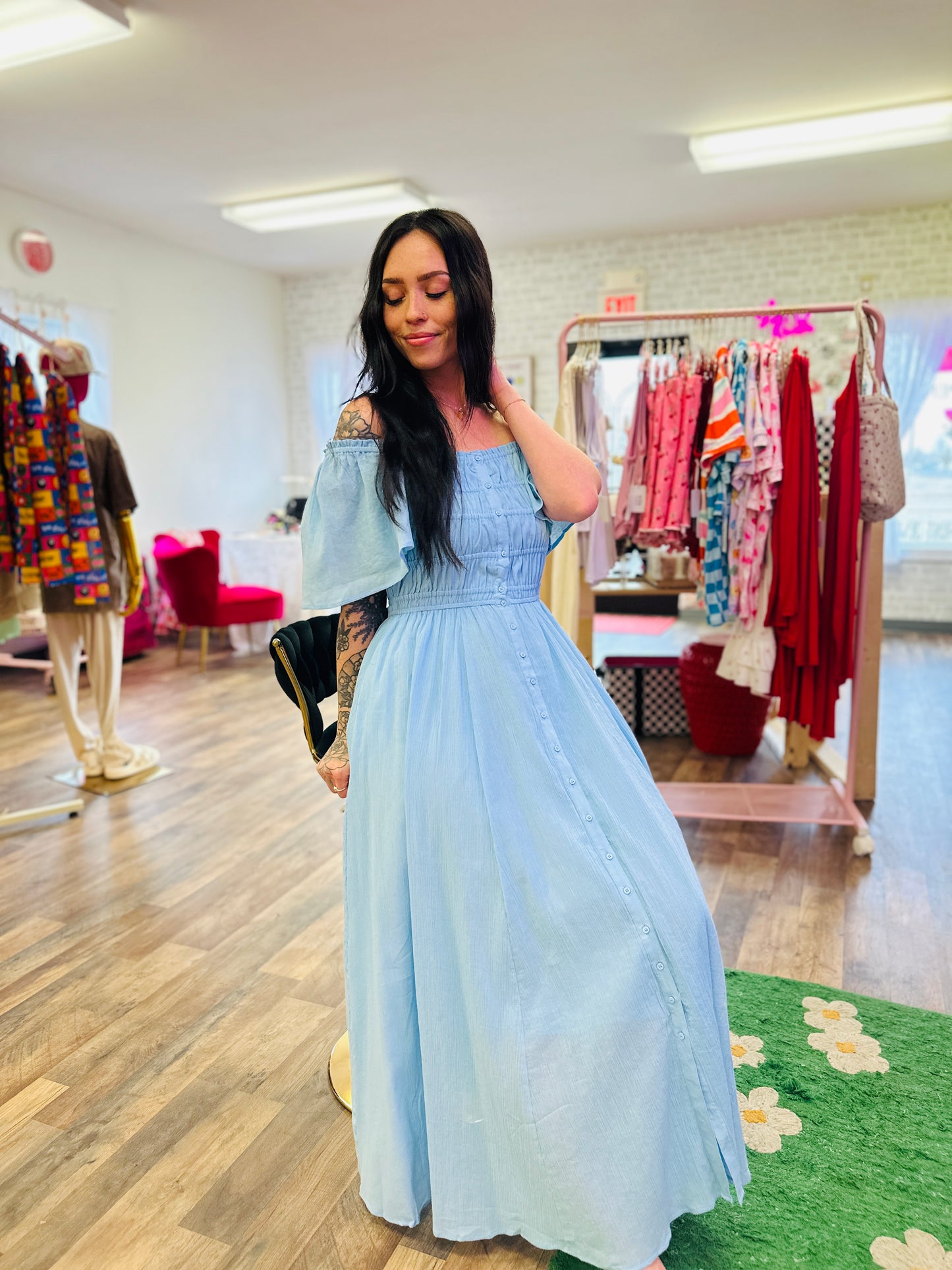Baby Blues Maxi Dress