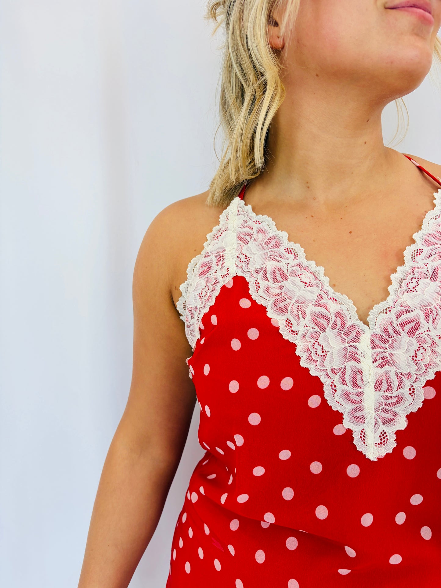Dotted in Lace Mini Dress