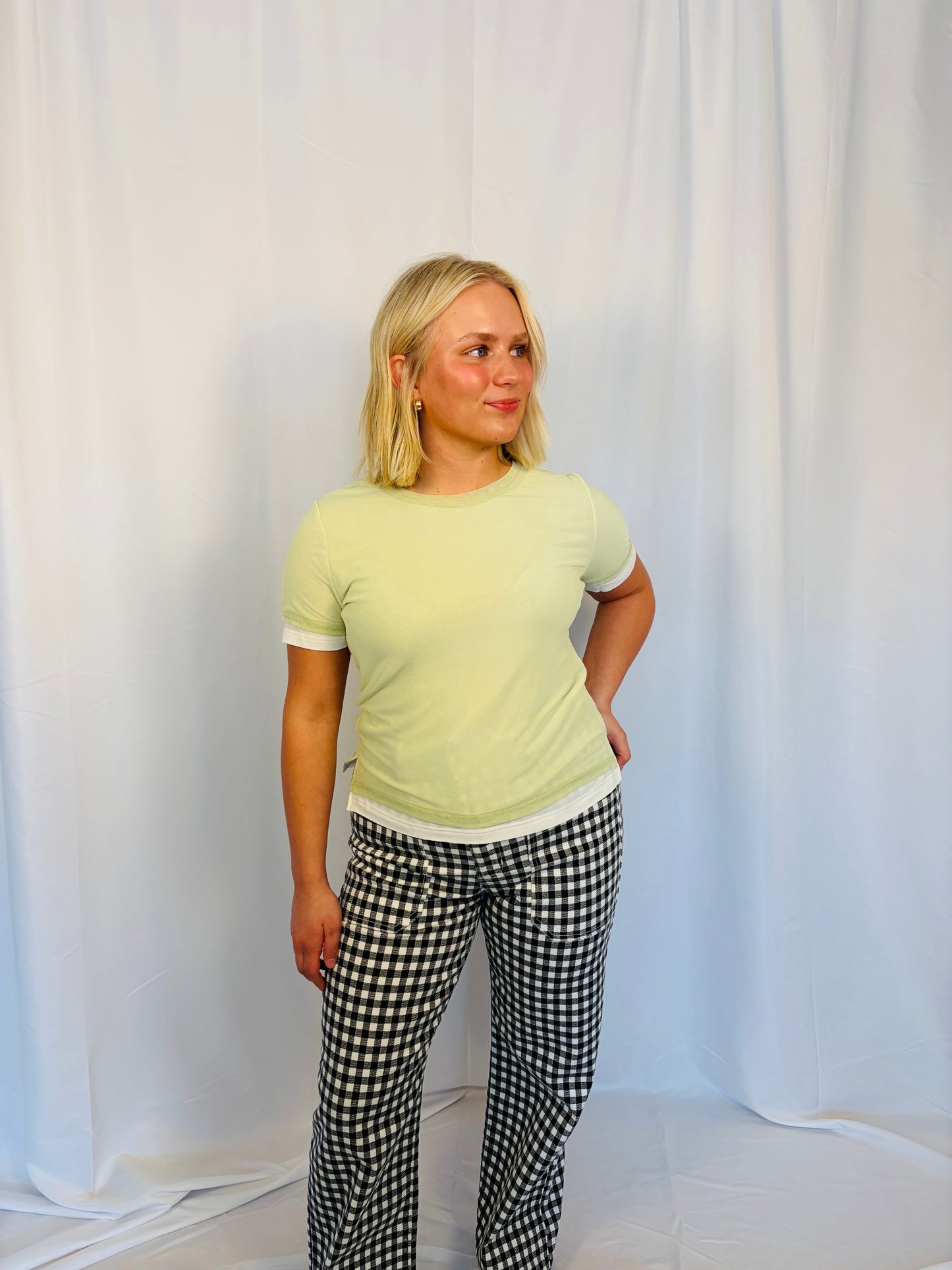 Misty Morning Mesh Tee