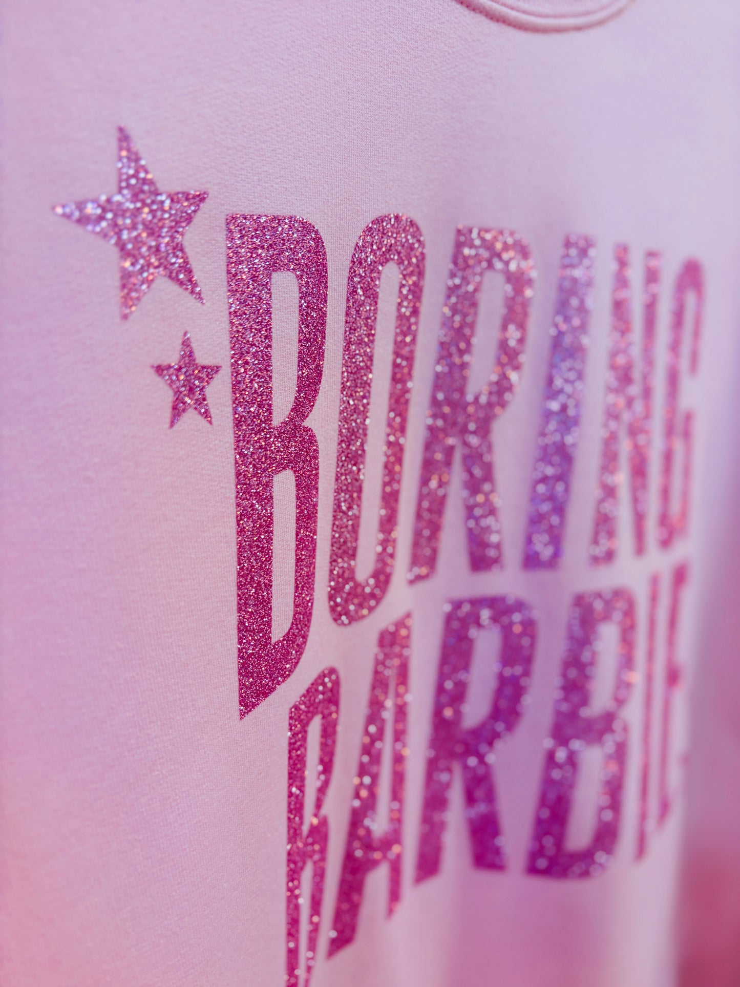 Boring Barbie Glitter Crew