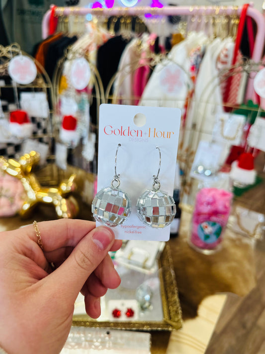 Disco Ball Earrings