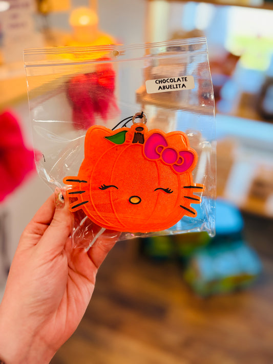 Hello Kitty Pumpkin Head Freshie