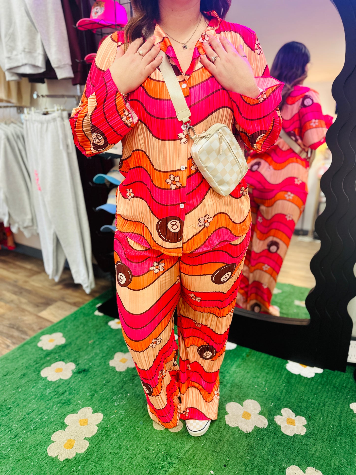 Groovy Girl Plisse Set Emy Ave™ x VV’s Boutique