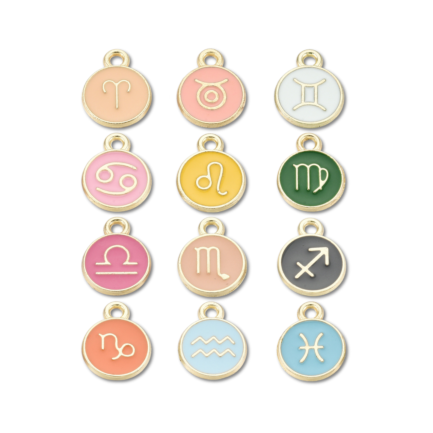 Zodiac Gold Charm Set