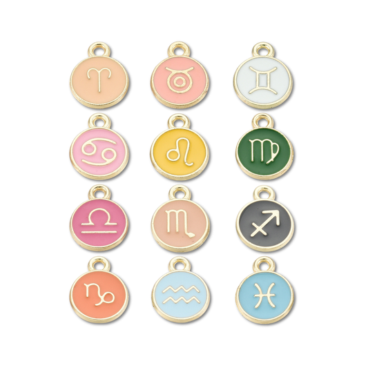 Zodiac Gold Charm Set