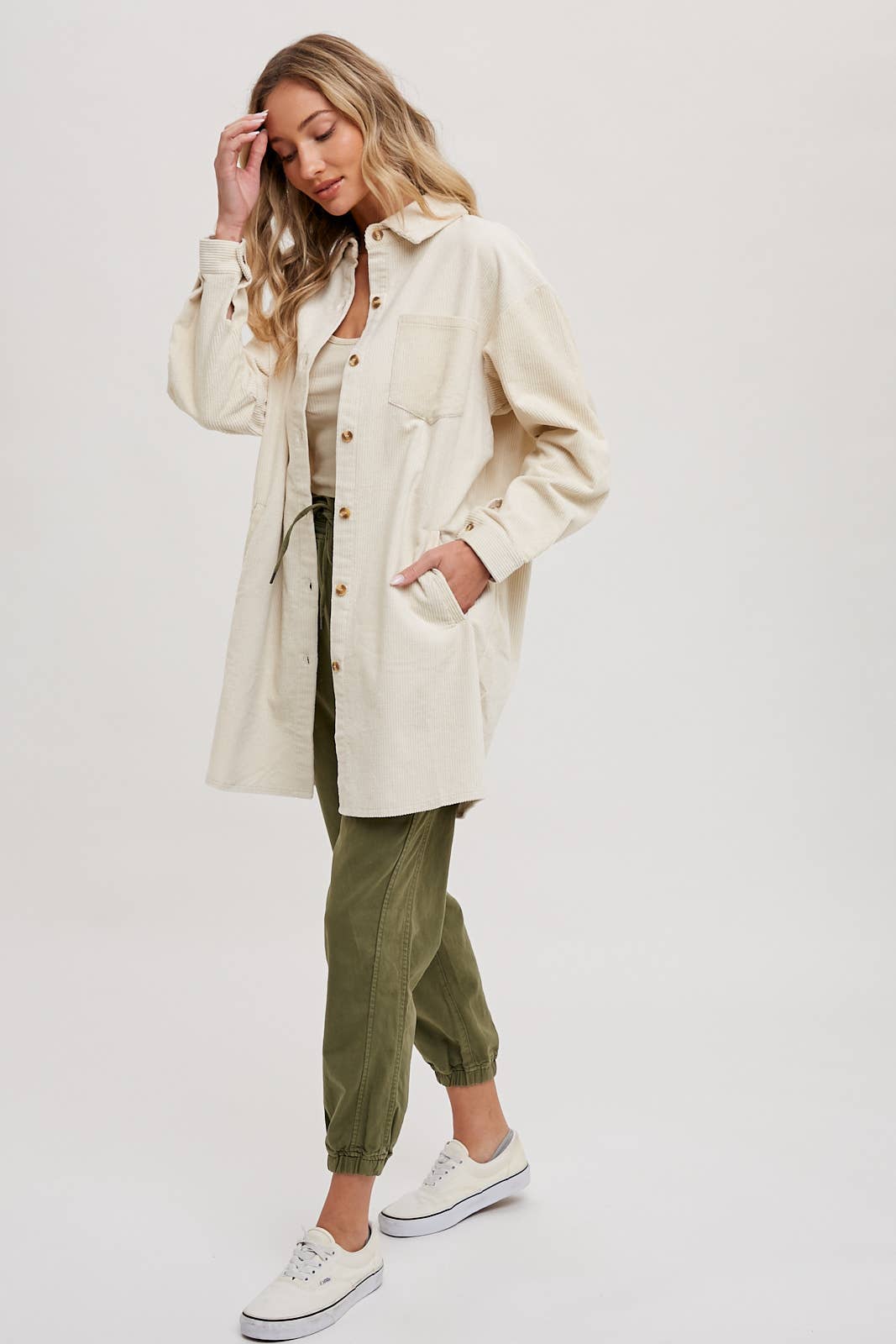 Blu Ivy | OVERSIZED CORDUROY JACKET