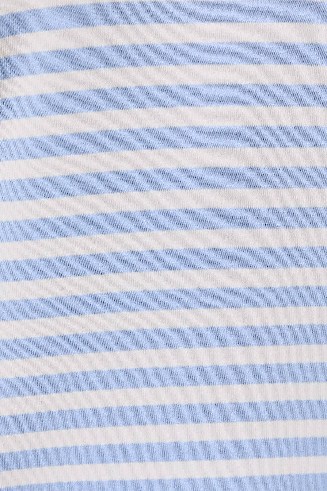 SHORT SLEEVE ROUND NECK OVERSIZED STRIPE T-SHIRT