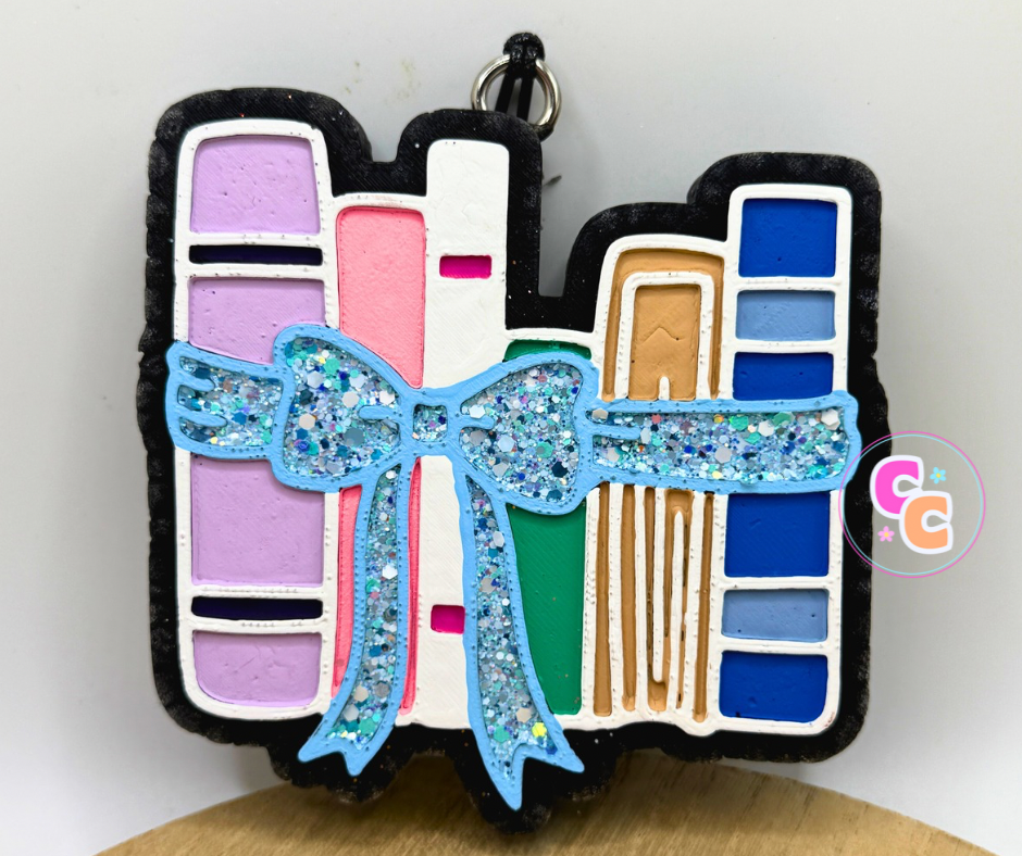 Books with Bow Freshie | Car Air Freshener | Bookish Freshie