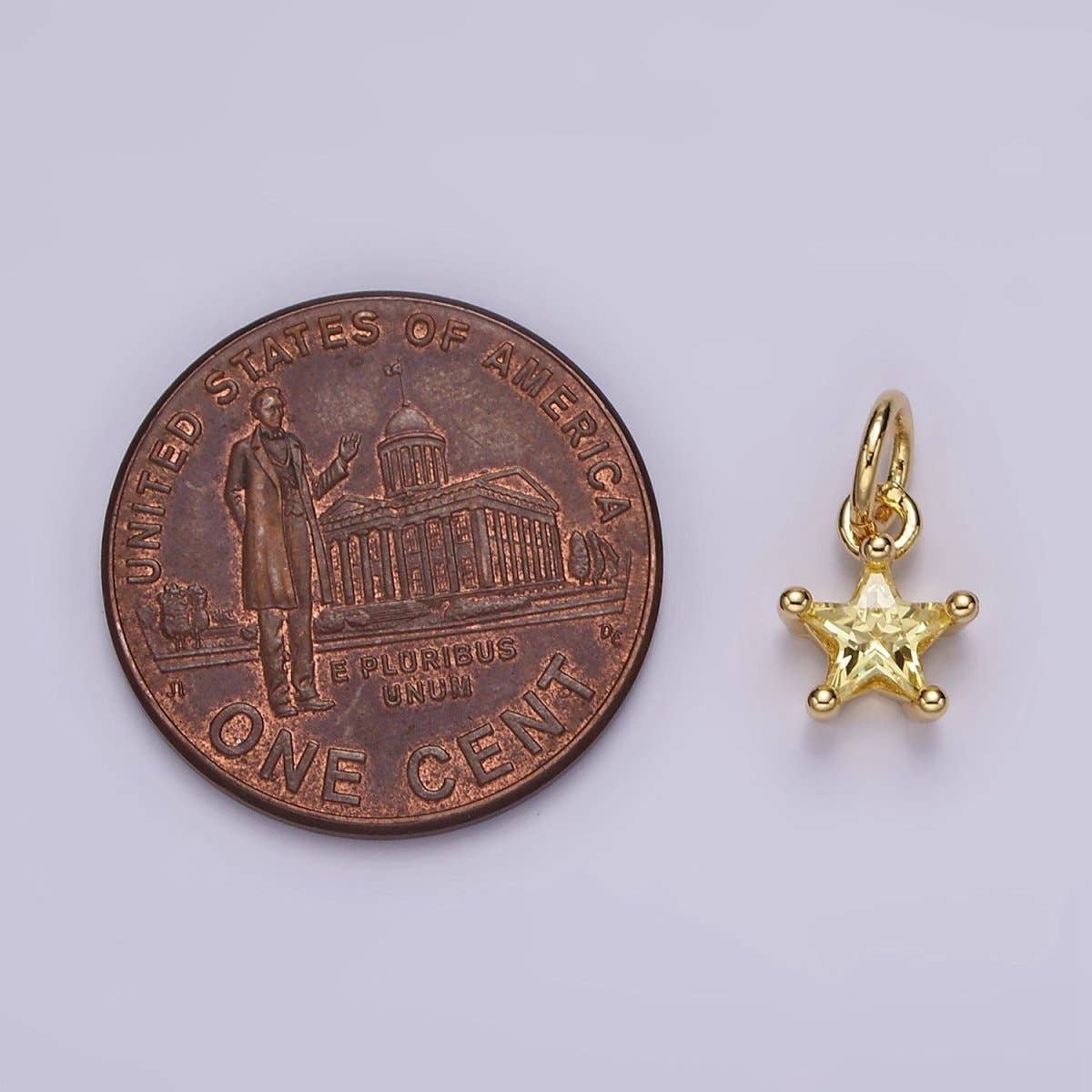 Celestial Star Birthstone Charms