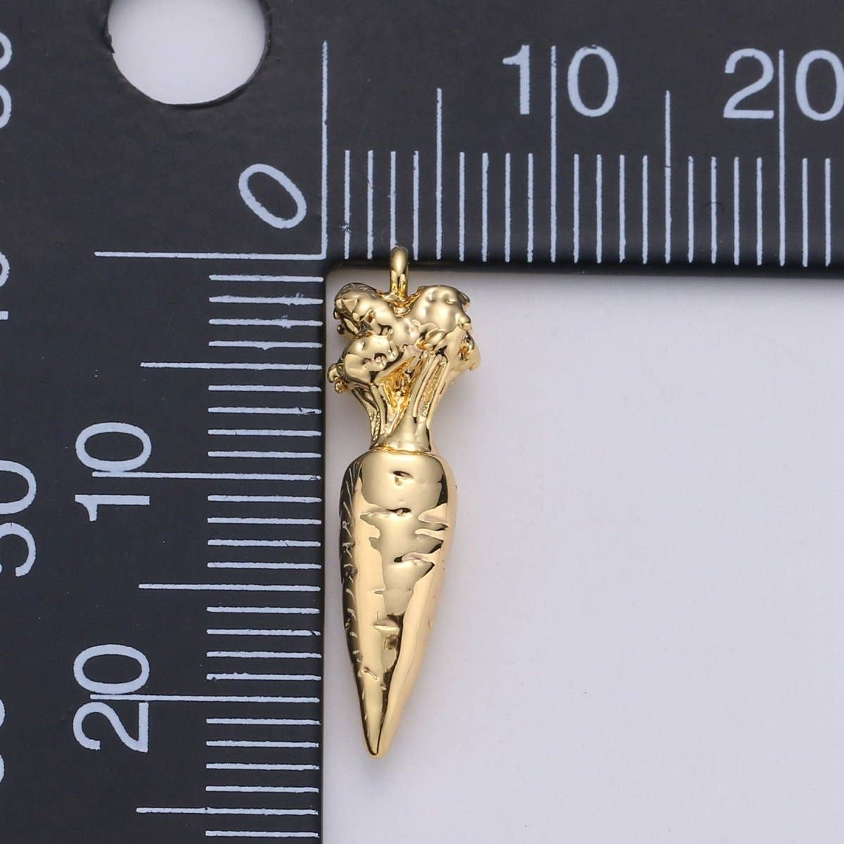 Dainty Carrot Charm
