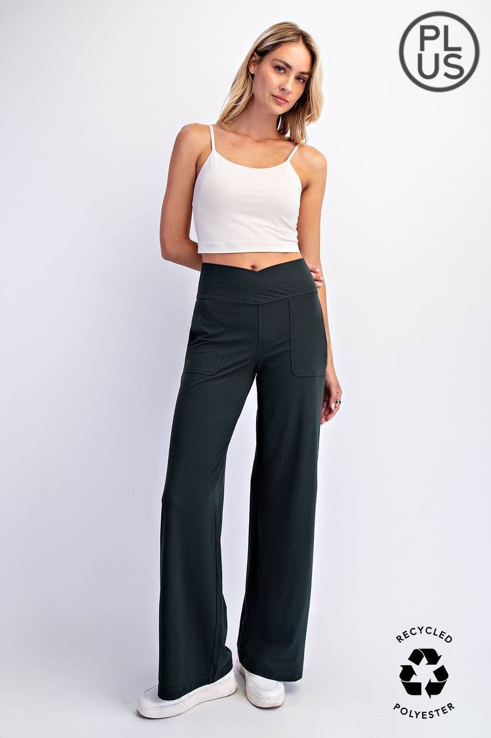 Rae Mode | Plus V Waist Butter Wide Leg Pant