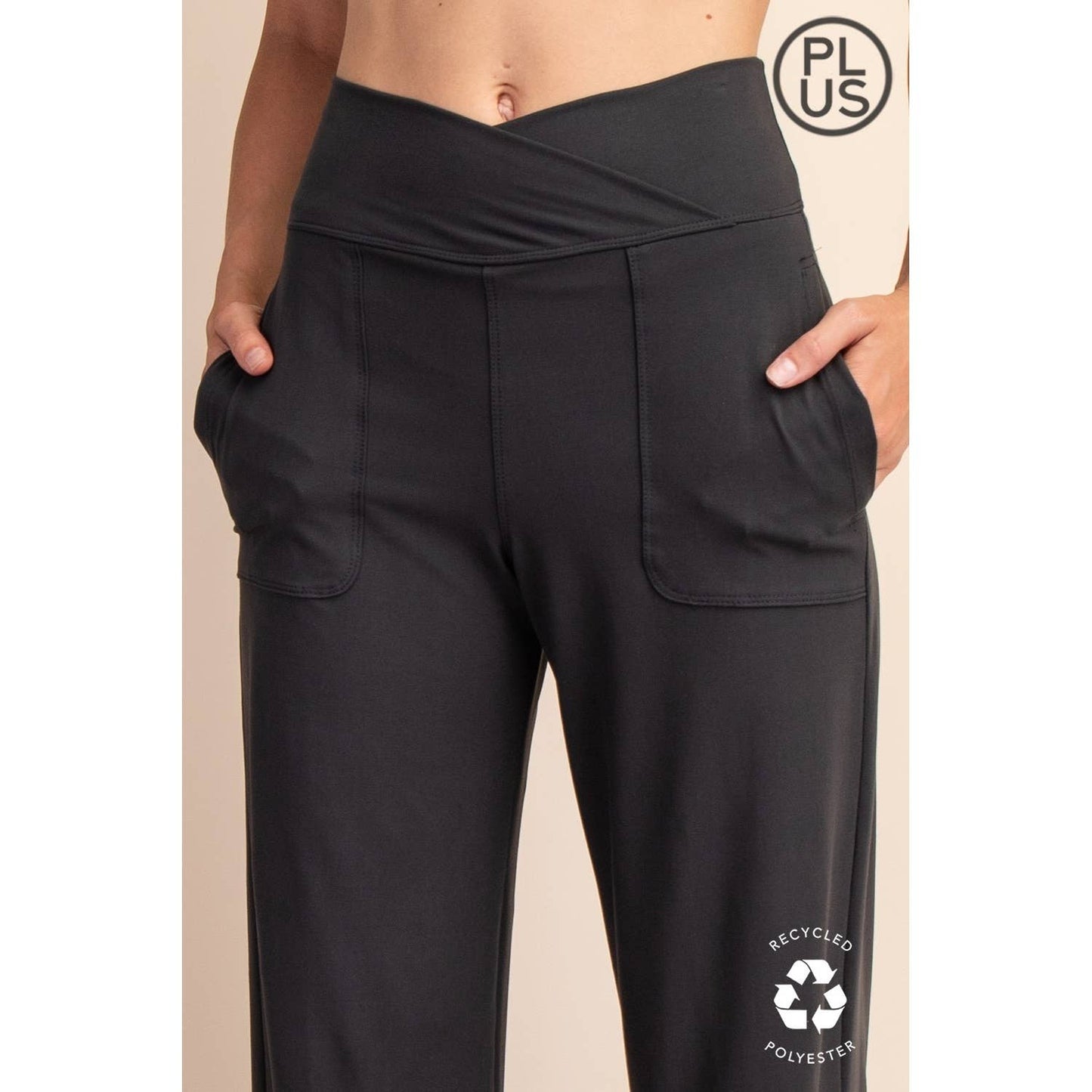 Rae Mode | Plus V Waist Butter Wide Leg Pant