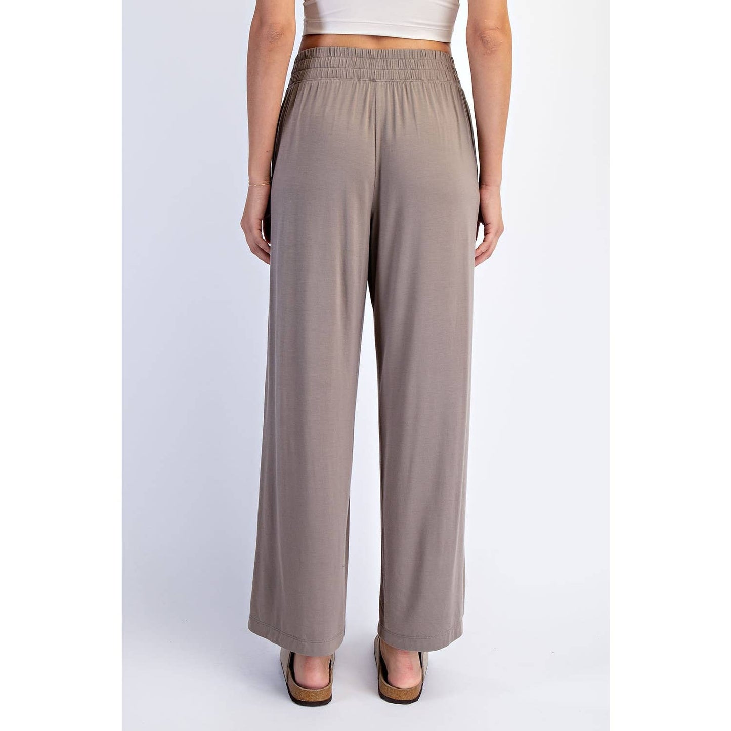 Rae Mode | Modal Wide Leg Cropped Pant