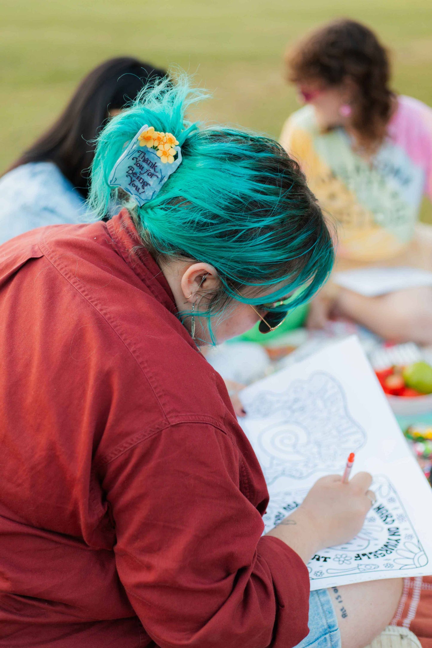 Thank You Bag Hair Claw TPF x Lindsey Cherek Waller