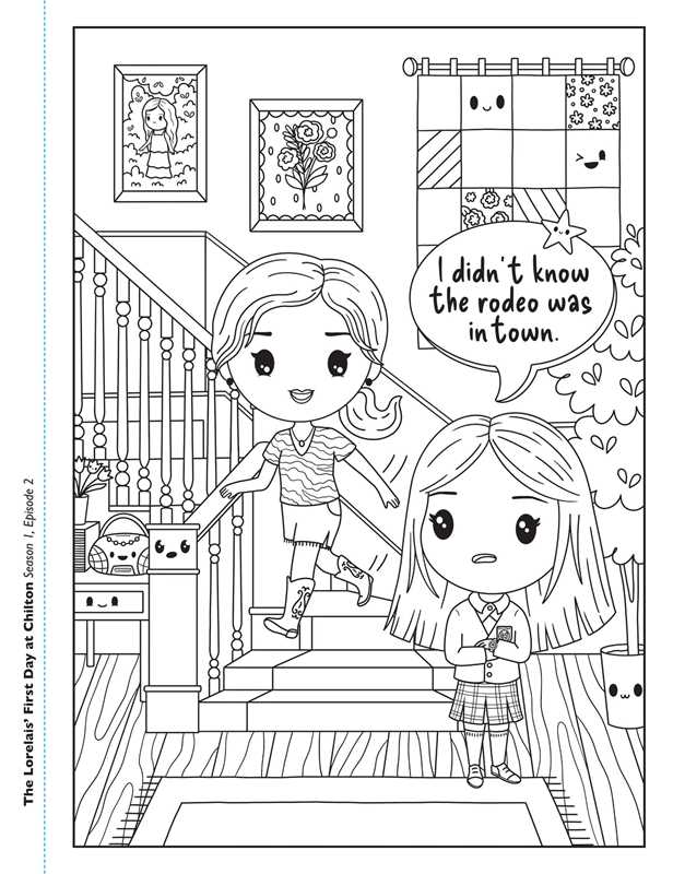 Gilmore Girls Kawaii Coloring by