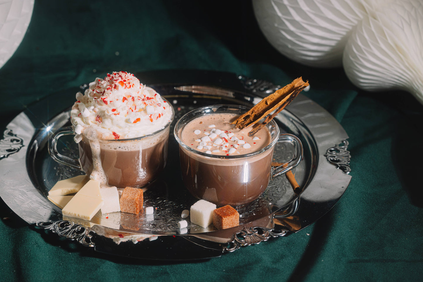 Hot Cocoa Mixer Kit with Shimmer Marshmallow Rimmer