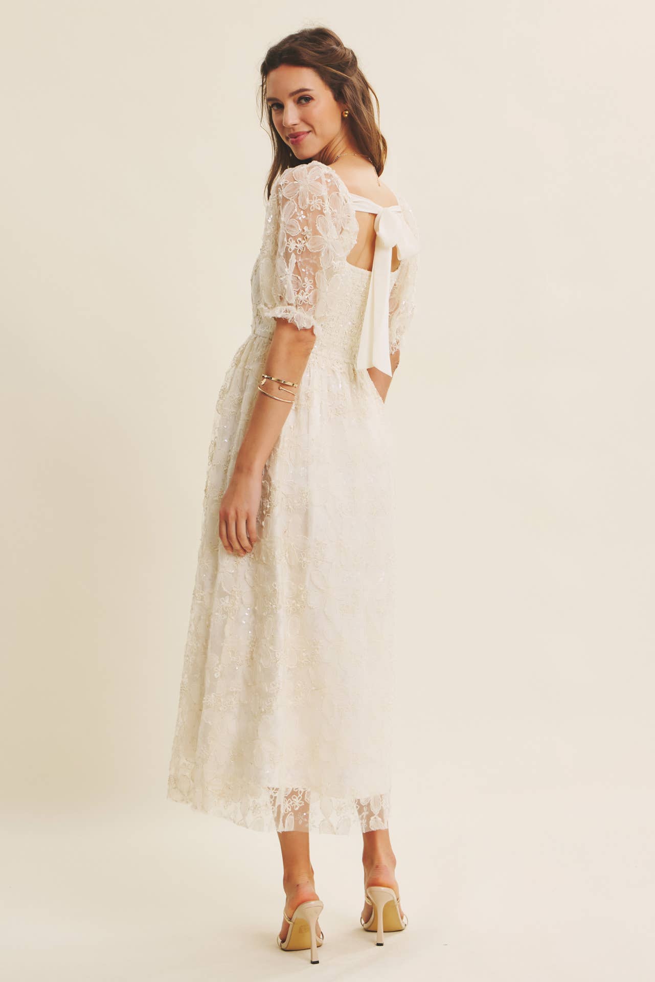 In February | Golden Grace Maxi Dress