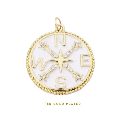 White Compass | Charms