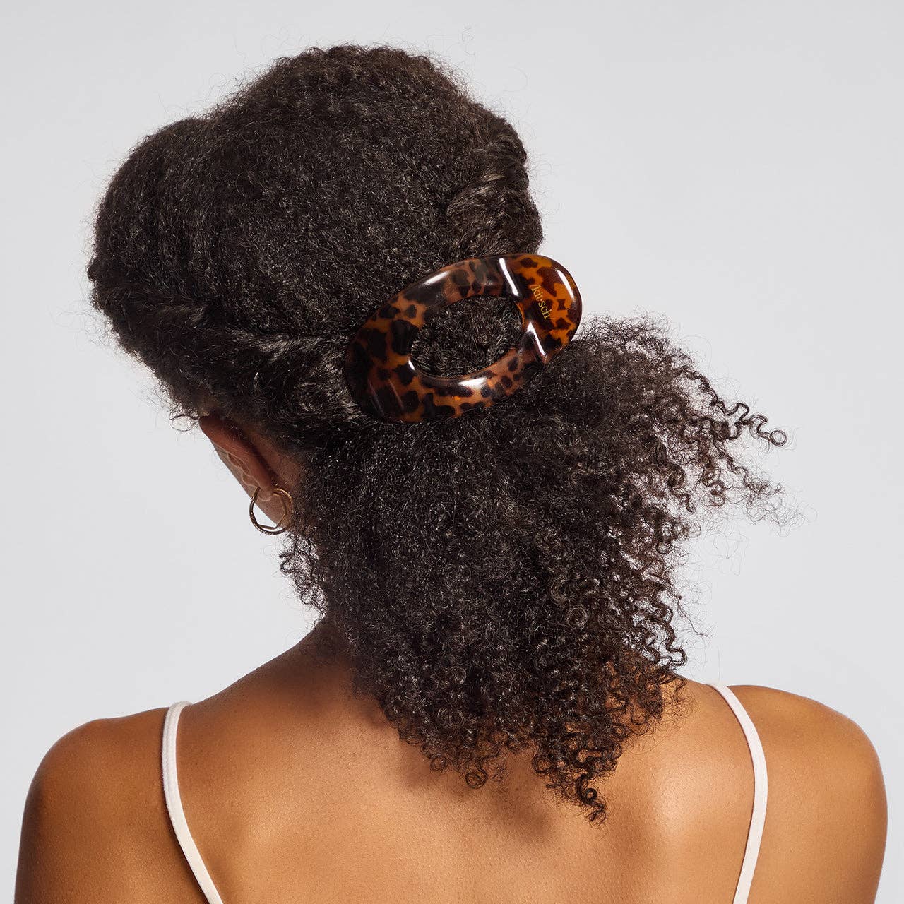 Kitsch| Recycled Plastic Large Flat Cloud Clip - Tort