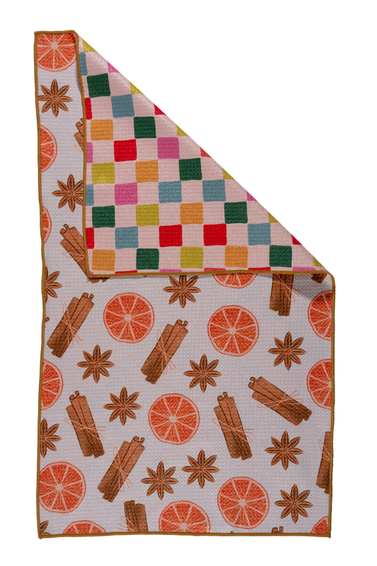 Bloom Towels | Whimsical Wassail Waffle Knit Kitchen Towel