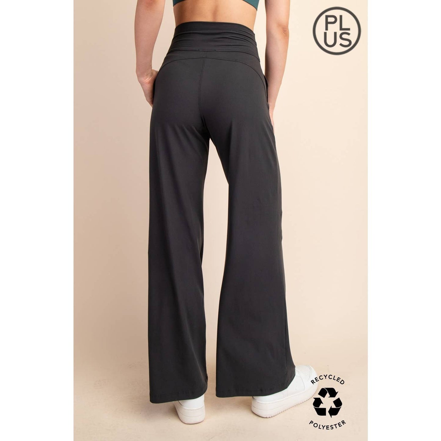 Rae Mode | Plus V Waist Butter Wide Leg Pant