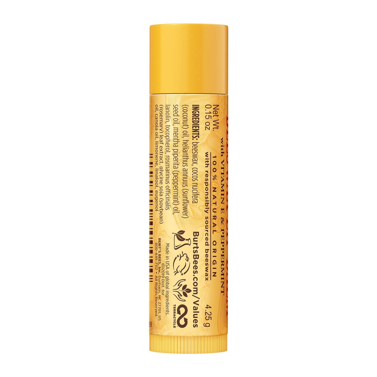 Beeswax Lip Balm Original With Peppermint & Vitamin E