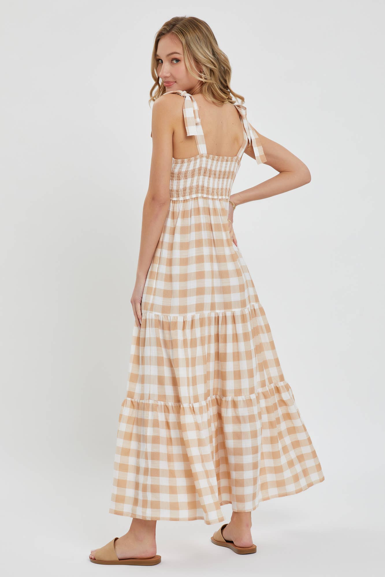 MAXI DRESS IN TIERED