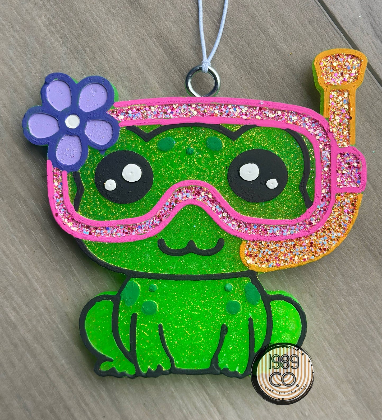 Scuba Frog Car Freshie