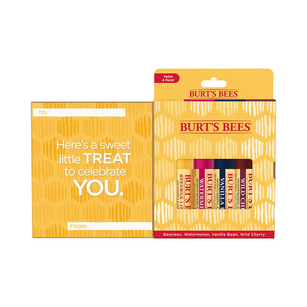 You're The Balm Moisturizing Lip Balm Blister Box, 4 Pack