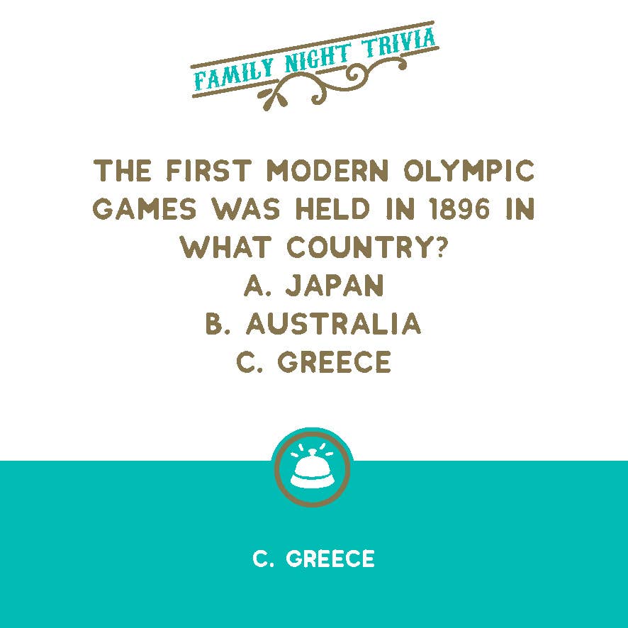 That Rings a Bell! Game: Family Night Trivia