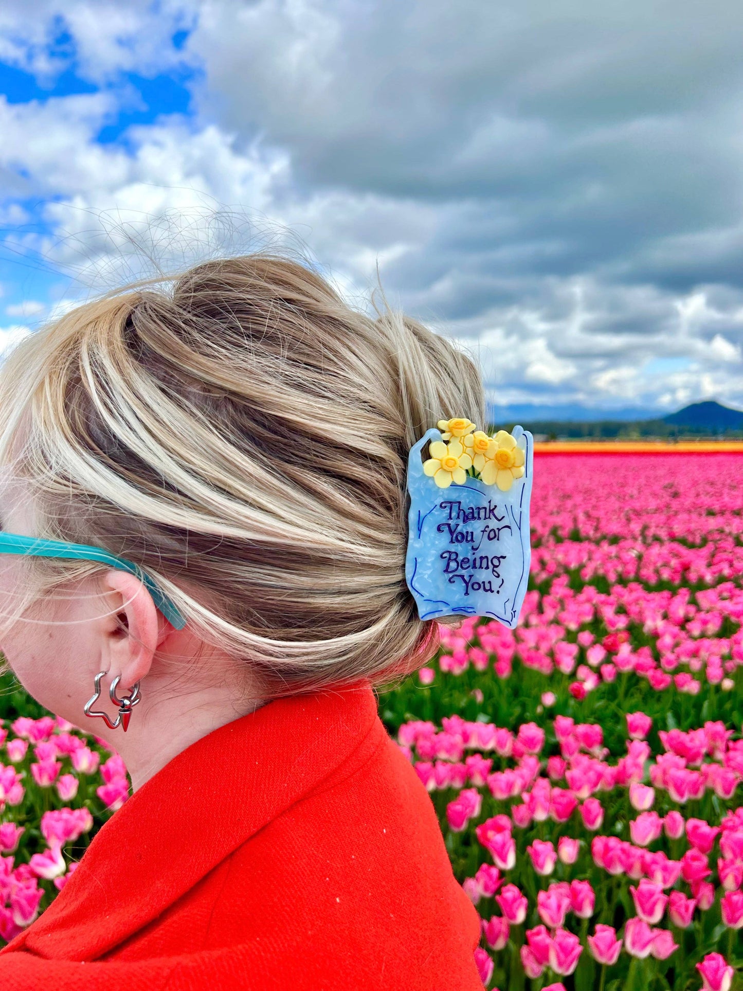 Thank You Bag Hair Claw TPF x Lindsey Cherek Waller