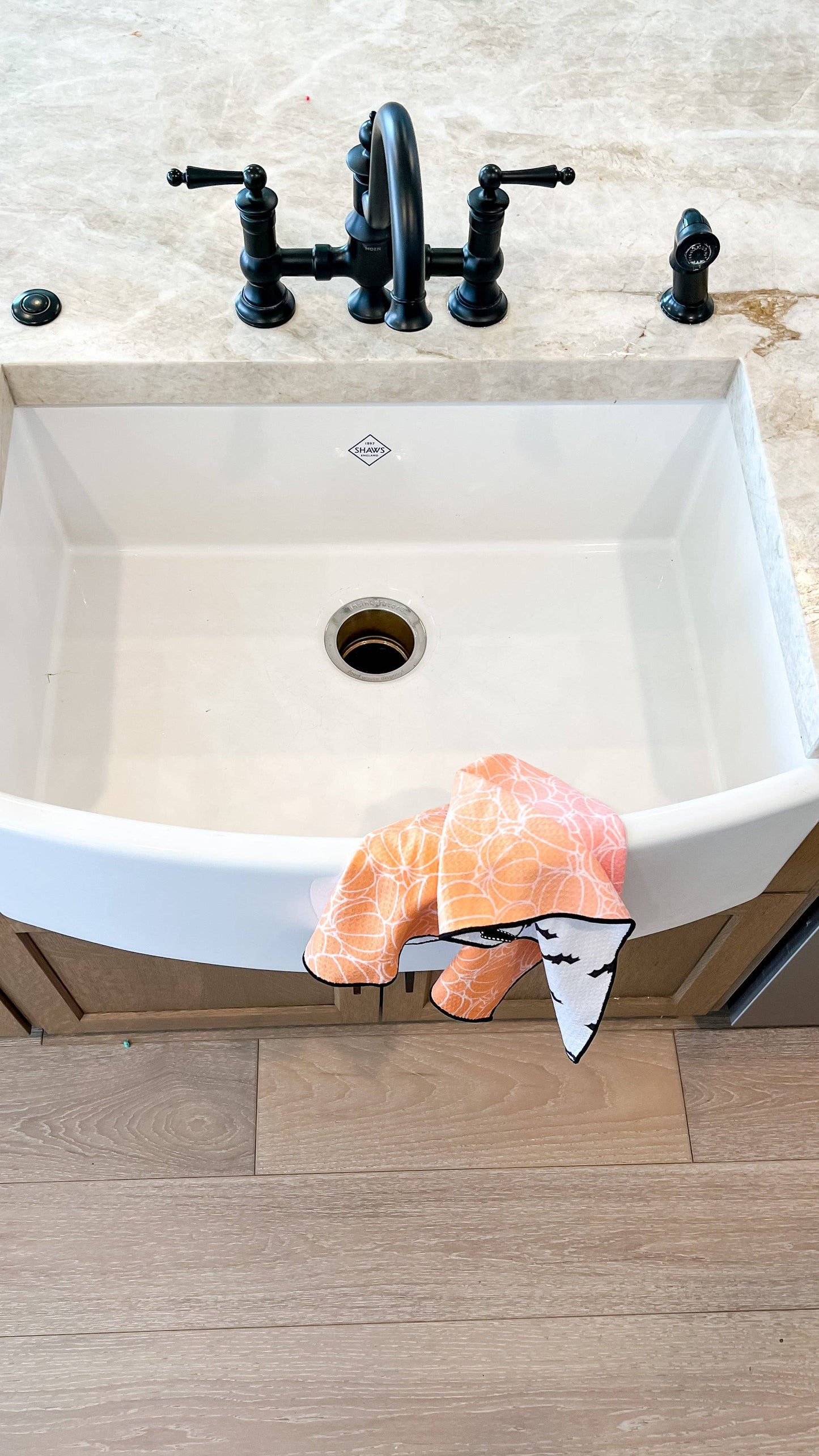 Bloom Towels | Pumpkin Spice Waffle Knit Kitchen Towel