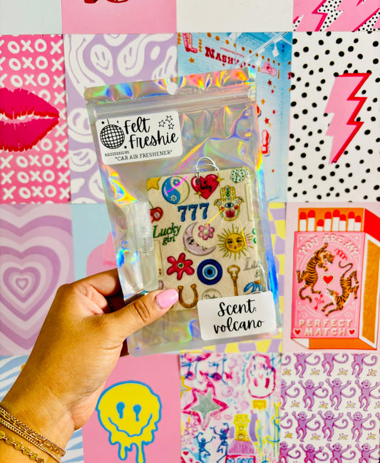 Lucky Girl Felt Freshie Boutique Freshie Air Freshener