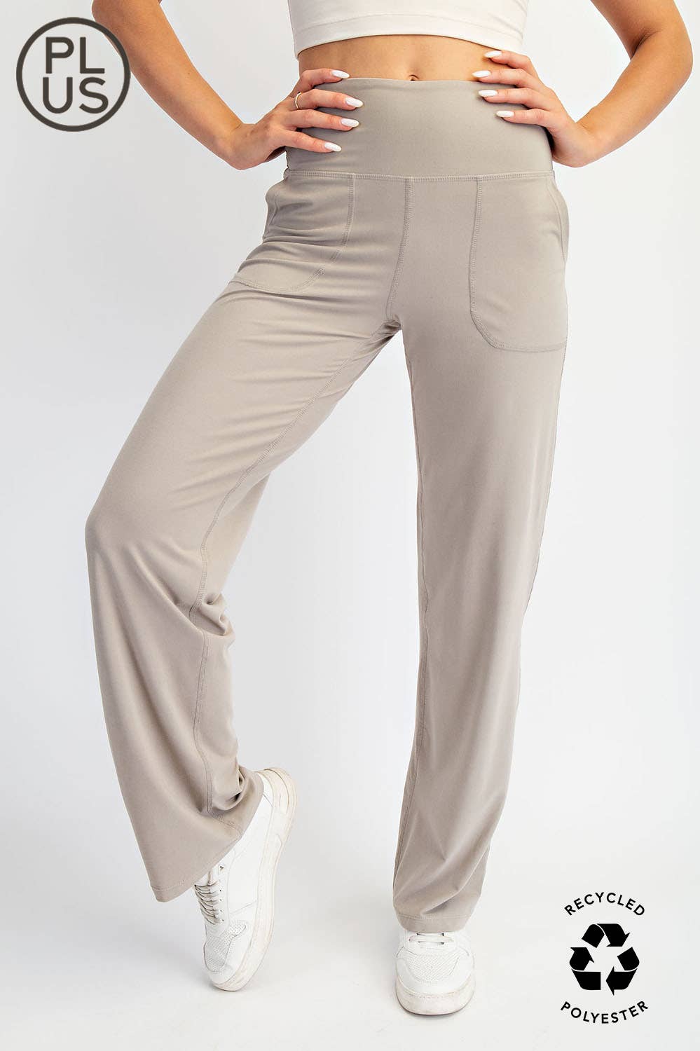 PLUS BUTTER SOFT STRAIGHT CASUAL YOGA PANTS