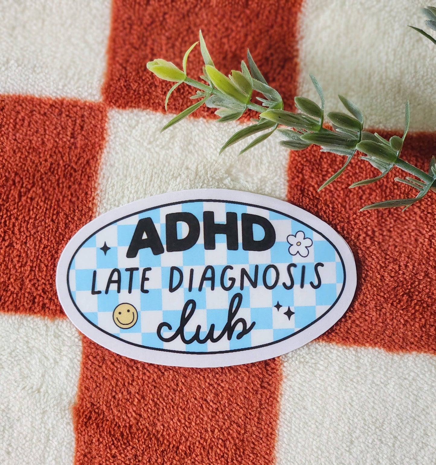 Adhd sticker neurodivergent late diagnosishydroflask planner