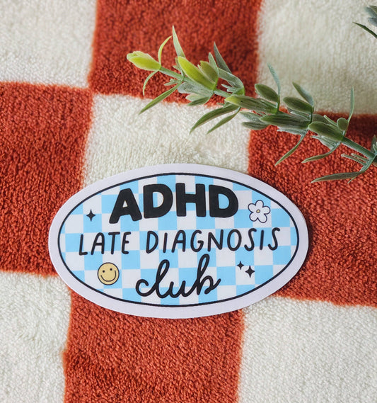Adhd sticker neurodivergent late diagnosishydroflask planner